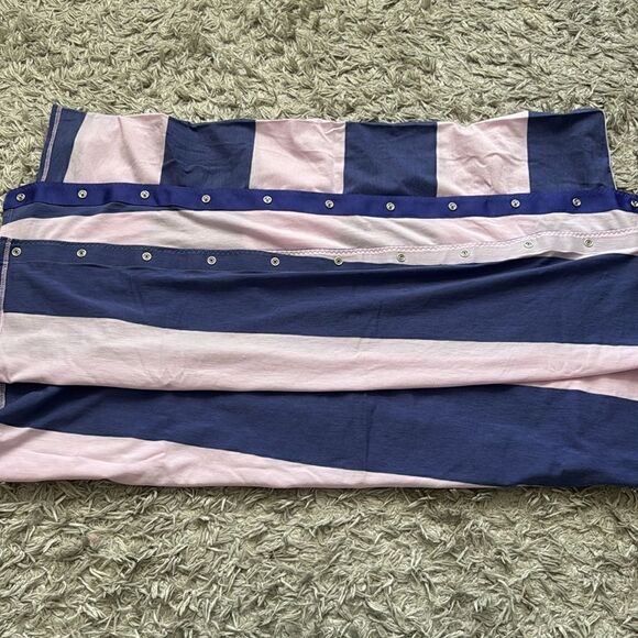 Lululemon Two Tone Purple Striped Full Button Scarf Vinyasa Scarf - Picture 5 of 11